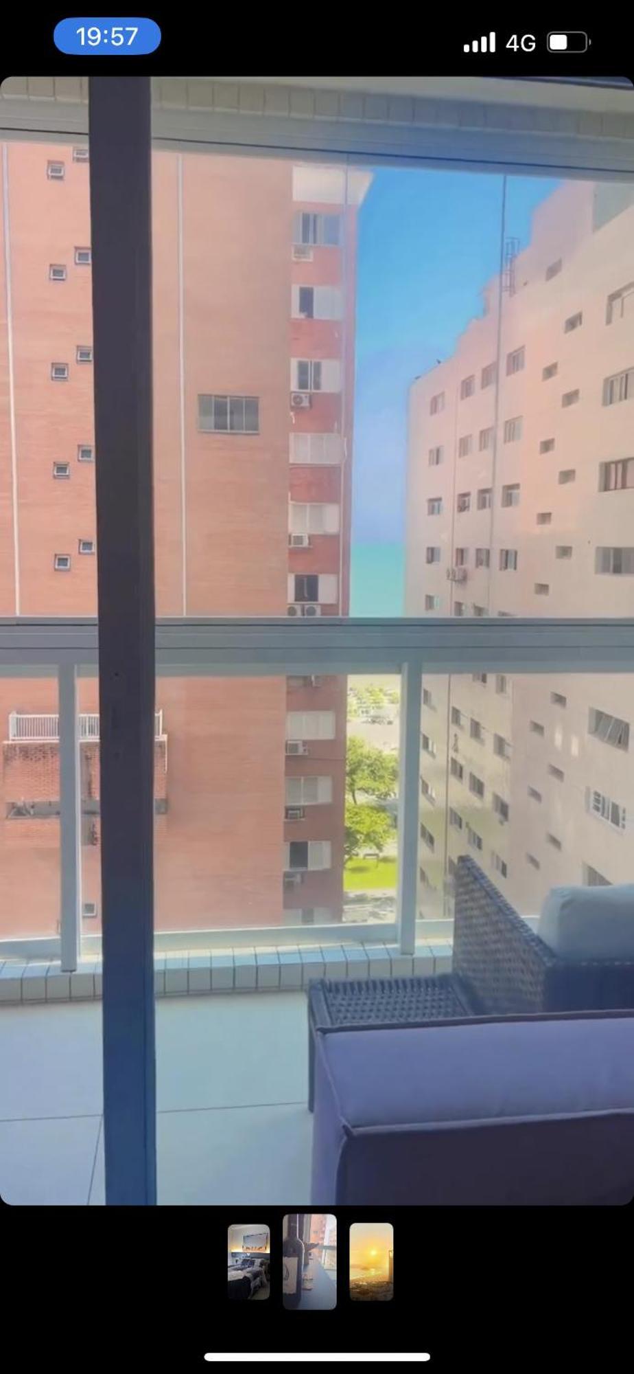 Flat Vista Mar Em Apartamento